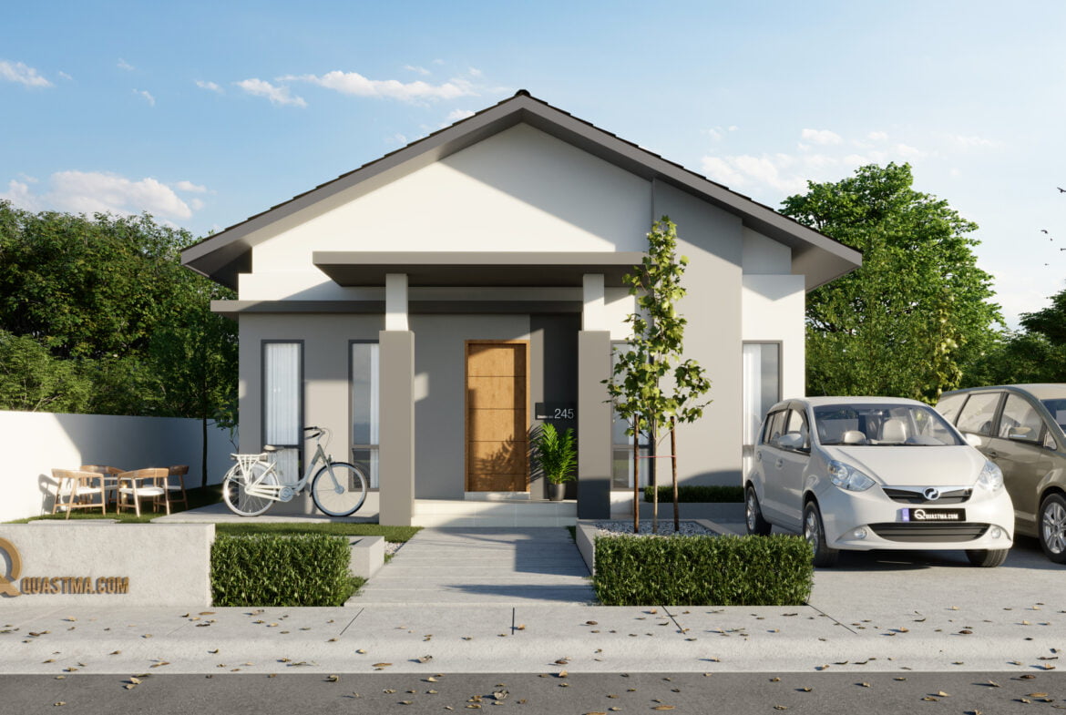 Design Rumah Idaman Banglo 1 Tingkat Konsep Kontemporari