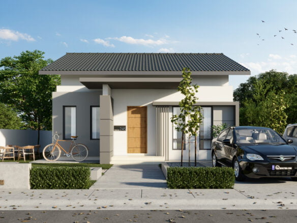 Design Rumah Idaman Banglo 1 Tingkat Konsep Kontemporari