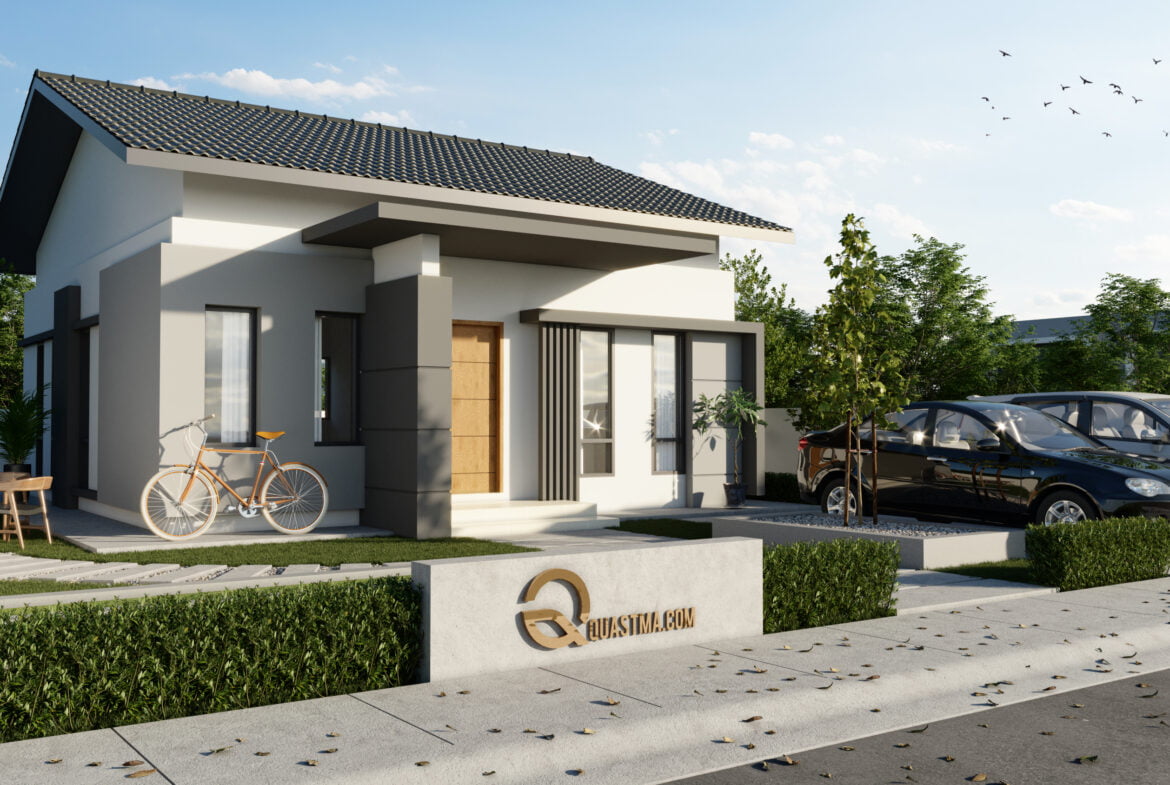 Design Rumah Idaman Banglo 1 Tingkat Konsep Kontemporari