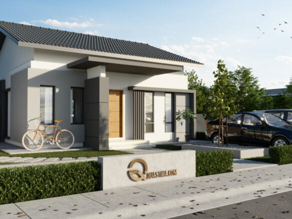 Design Rumah Idaman Banglo 1 Tingkat Konsep Kontemporari