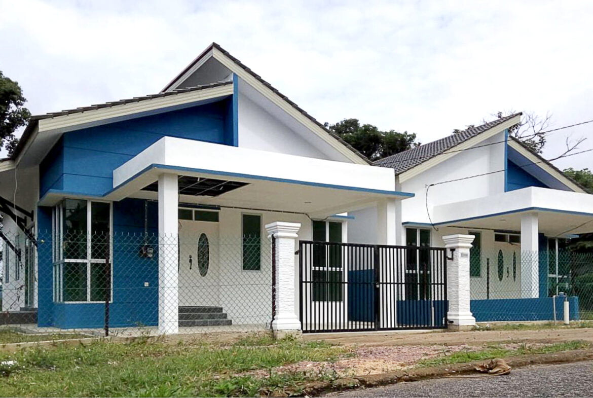 Rumah siap dibina Riashomes - Semi D 1 Tingkat rekaan kontemporari di Kampung Batu 6, Sura,dungun, Terengganu