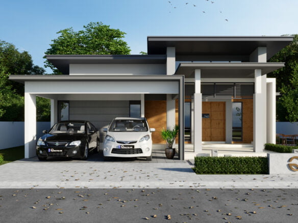 Design Rumah Idaman Banglo 1 Tingkat Konsep Modern
