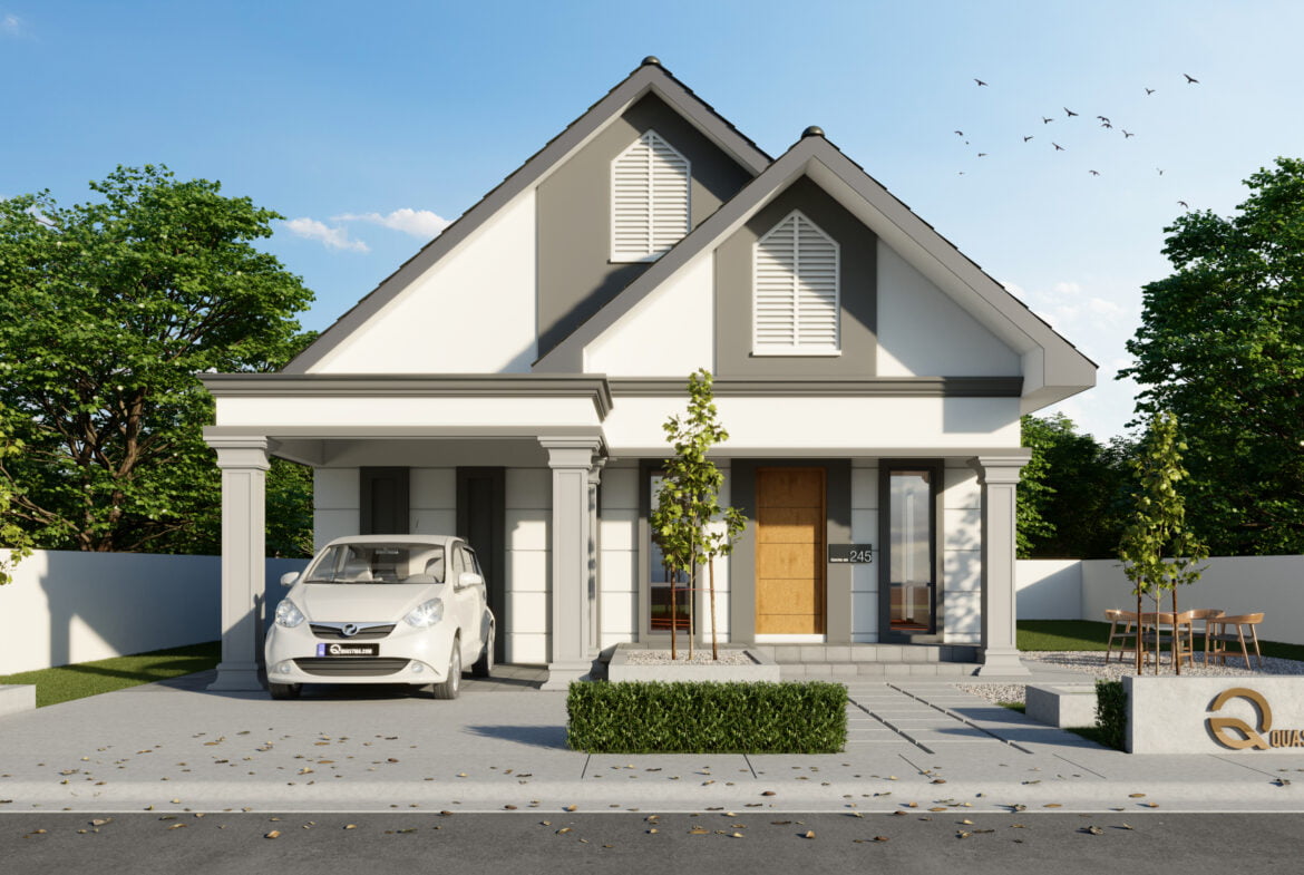 Design Rumah Idaman Banglo 1 Tingkat Konsep Klasik