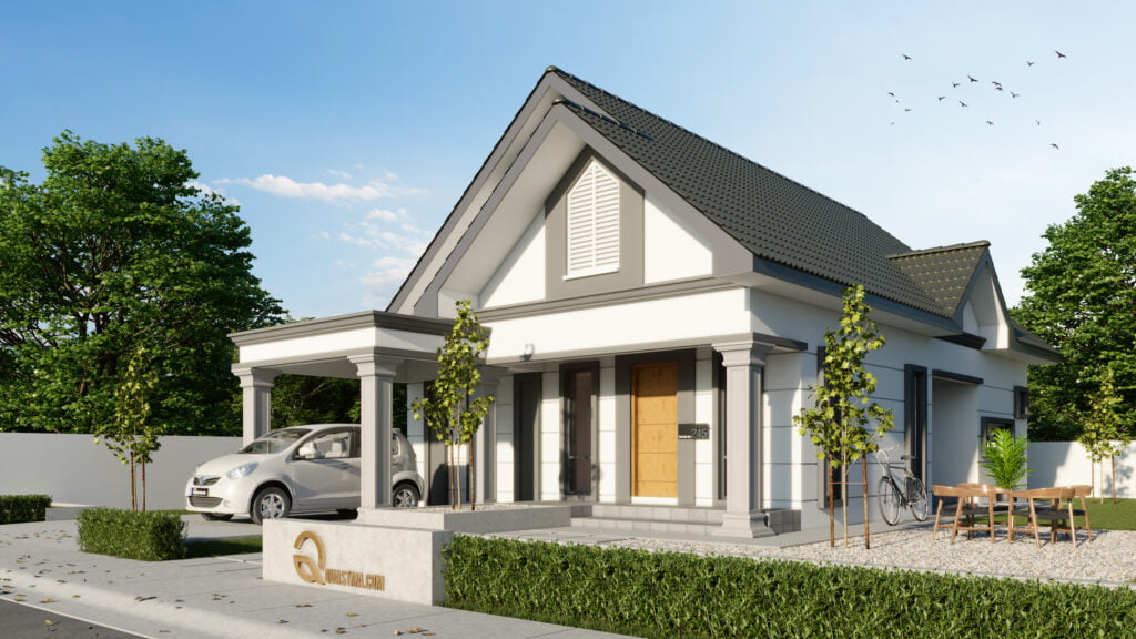 Design Rumah Idaman Banglo 1 Tingkat Konsep Klasik
