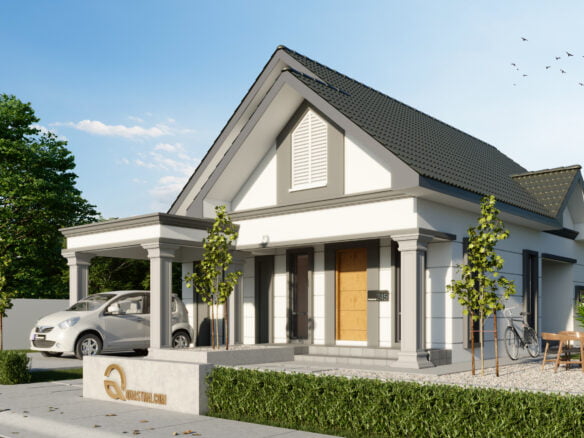 Design Rumah Idaman Banglo 1 Tingkat Konsep Klasik