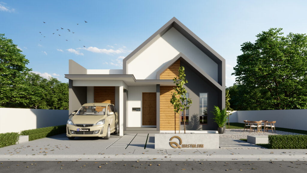 Design Rumah Idaman Banglo 1 Tingkat Konsep Modern