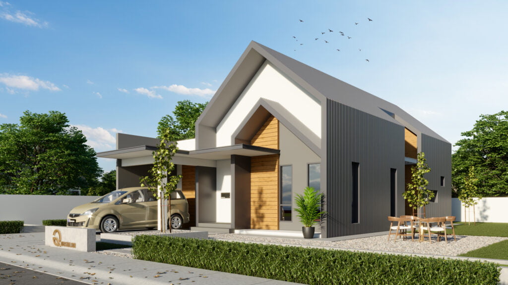 Design Rumah Idaman Banglo 1 Tingkat Konsep Modern