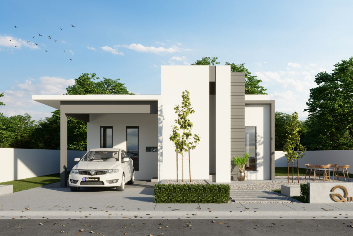 Design Rumah Idaman Banglo 1 Tingkat Konsep Modern