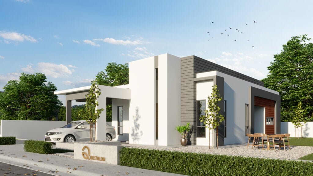 Design Rumah Idaman Banglo 1 Tingkat Konsep Modern