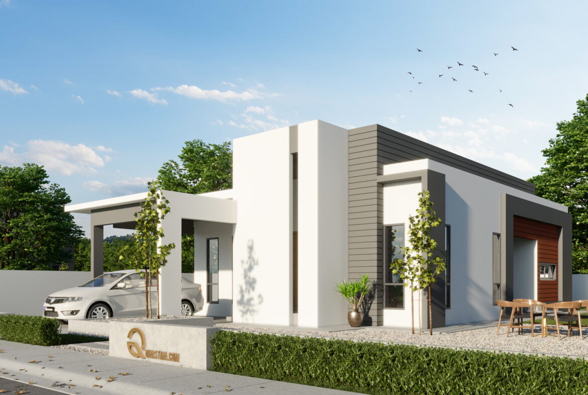 Design Rumah Idaman Banglo 1 Tingkat Konsep Modern