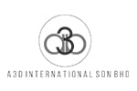 A3D International Black White Logo