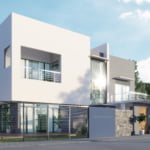 Design Rumah Banglo 2 Tingkat Konsep Moden