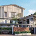 Design Rumah Banglo 2 Tingkat Kalis Banjir Konsep Minimalist Tropikal