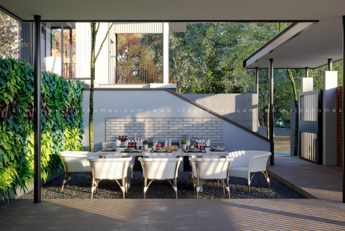 Design Rumah Banglo 2 Tingkat Kalis Banjir Konsep Minimalist Tropikal