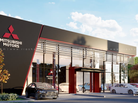 Mitsubishi 4S Centre Design Petaling Jaya