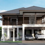 Design Rumah Banglo 2 Tingkat Konsep British-Malaya